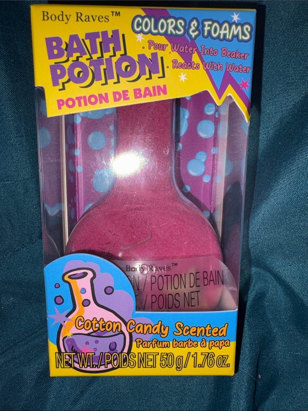 Body Raves - Cotton Candy Scented Bath Potion - pink - 1.76 Oz